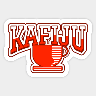 Kafiju Red Sticker